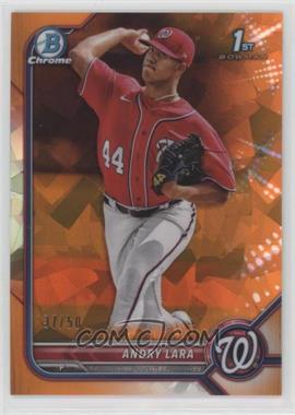 2022 Bowman Sapphire Edition - Chrome Prospects - Orange #BCP-70 - Andry Lara /50