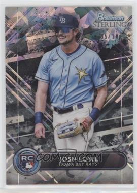 2022 Bowman Sterling - [Base] - Black Atomic Refractor #BSR-11 - Rookies - Josh Lowe /10