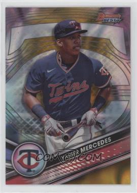 2022 Bowman's Best - Top Prospects - Gold Lava Refractor #TP-25 - Yasser Mercedes /75 [EX to NM]