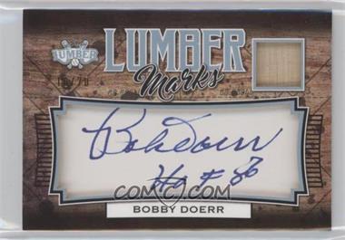 2022 Leaf Lumber - Lumber Marks Relics - Platinum #LM-03 - Bobby Doerr /20