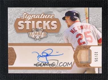 2022 Leaf Lumber - Signature Sticks #SS-MM1 - Mark McGwire /35