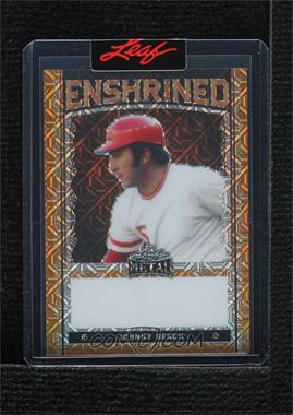 2022 Leaf Metal - Enshrined - Pre-Production Proof Red Mojo Unsigned #E-JB2 - Johnny Bench /1 [Uncirculated]