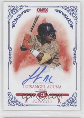 2022 Onyx Vintage - Autographs - Blue Ink #VALA - Luisangel Acuna