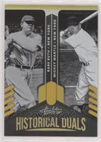 Babe Ruth, Mickey Mantle #/10