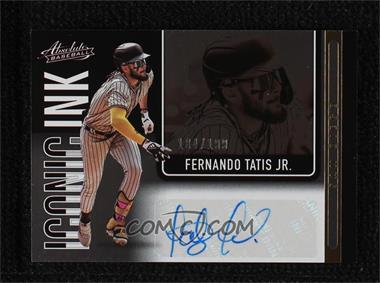 2022 Panini Absolute - Iconic Ink #II-FT - Fernando Tatis Jr. /199 - Courtesy of COMC.com