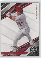 2018 Panini Donruss Millville Meteor Mike Trout #155 Los Angeles Angels MLB  Card