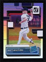 Rated Rookie - Matt Manning #/18