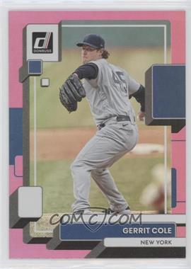 2022 Panini Donruss - [Base] - Holo Pink #165 - Gerrit Cole