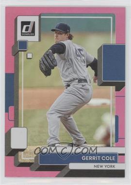 2022 Panini Donruss - [Base] - Holo Pink #165 - Gerrit Cole