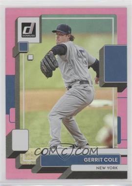 2022 Panini Donruss - [Base] - Holo Pink #165 - Gerrit Cole