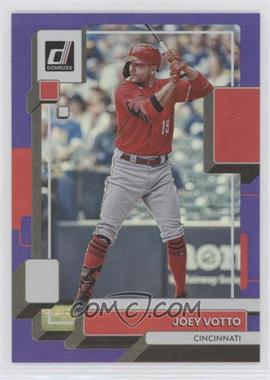 2022 Panini Donruss - [Base] - Holo Purple #125 - Joey Votto