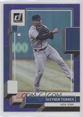 2022 Panini Donruss - [Base] - Holo Purple #226 - Gleyber Torres