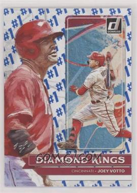 2022 Panini Donruss - [Base] - Number 1 #23 - Diamond Kings - Joey Votto /1