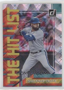 2022 Panini Donruss - The Hit List - Diamond #THL-9 - Isiah Kiner-Falefa