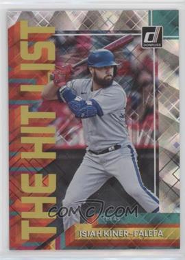 2022 Panini Donruss - The Hit List - Diamond #THL-9 - Isiah Kiner-Falefa