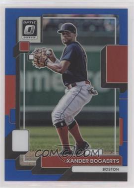 2022 Panini Donruss Optic - [Base] - Blue Prizm #130 - Xander Bogaerts /75