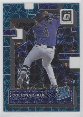 2022 Panini Donruss Optic - [Base] - Teal Velocity Prizm #56 - Rated Rookie - Colton Welker /35