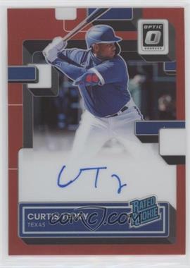 2022 Panini Donruss Optic - Rated Rookie Signatures - Red Mojo Prizm #RRS-CT - Curtis Terry /99 [EX to NM]