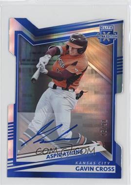 2022 Panini Elite Extra Edition - [Base] - Aspirations Signatures Die-Cut #9 - Gavin Cross /91