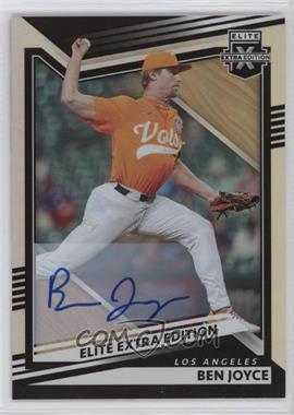 2022 Panini Elite Extra Edition - [Base] - Signatures #89 - Ben Joyce