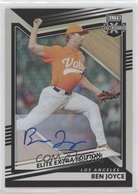 2022 Panini Elite Extra Edition - [Base] - Signatures #89 - Ben Joyce