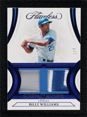 2022 Panini Flawless - Dual Patches - Sapphire #DP-BW - Billy Williams /7