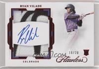 Ryan Vilade #/20