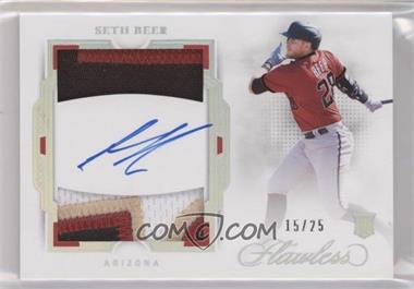 2022 Panini Flawless - Rookie Dual Patch Autographs #RDPA-SB - Seth Beer /25