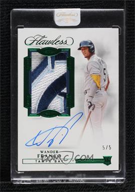 2022 Panini Flawless - Rookie Patch Autographs - Emerald #RPA-WF - Wander Franco /5 [Uncirculated]