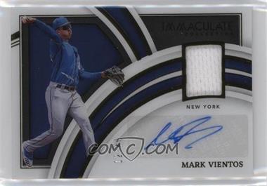 2022 Panini Immaculate Collection - Clearly Immaculate Material Signatures #CIMS-MV - Mark Vientos /49