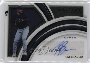 2022 Panini Immaculate Collection - Clearly Immaculate Signatures - Green #CIS-TB - Taj Bradley /5