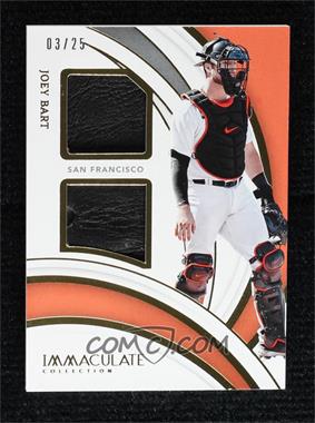 2022 Panini Immaculate Collection - Immaculate Materials Duals - Fielding Glove #IMD-JB - Joey Bart /25
