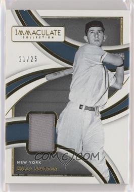 2022 Panini Immaculate Collection - Legends Materials #LM-BM.1 - Billy Martin /25