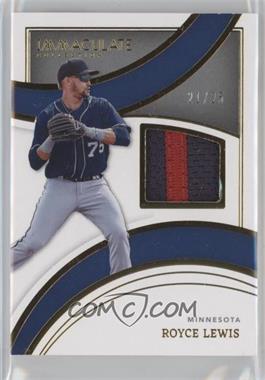 2022 Panini Immaculate Collection - Materials Relics - Sock #MP-RL - Royce Lewis /25