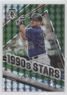 2022 Panini Mosaic - [Base] - Green Mosaic Prizm #294 - 1990's Stars - Larry Walker