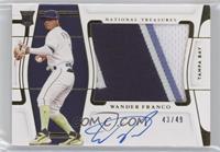 Rookie Material Signatures - Wander Franco #/49