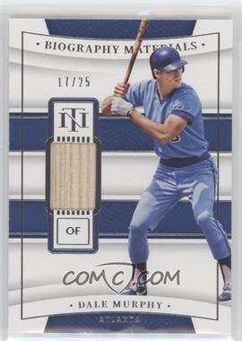 2022 Panini National Treasures - Biography Materials #BIO-DM - Dale Murphy /25