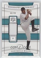 Dontrelle Willis #/49