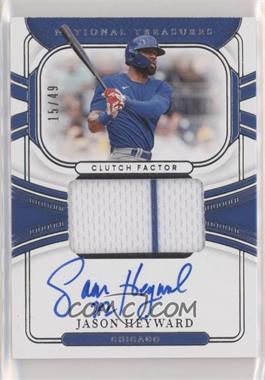 2022 Panini National Treasures - Clutch Factor Signatures #CFS-JH - Jason Heyward /49