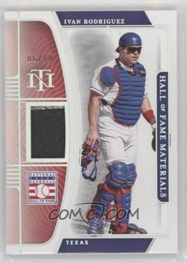 2022 Panini National Treasures - Hall of Fame Materials - Holo Silver #HFM-IR - Ivan Rodriguez /10