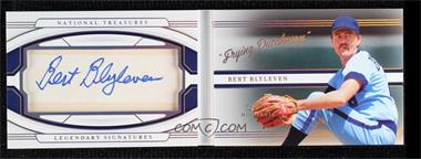 2022 Panini National Treasures - Legendary Signatures Booklets - Nickname #LSB-BB - Bert Blyleven /10