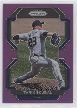 2022 Panini Prizm - [Base] - Purple Prizm #115 - Tier II - Tarik Skubal