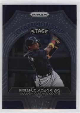 2022 Panini Prizm - Championship Stage #CS-1 - Ronald Acuna Jr.