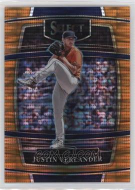 2022 Panini Select - [Base] - Orange Pulsar Prizm #80 - Concourse - Justin Verlander /16