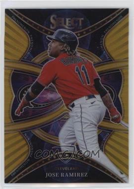 2022 Panini Select - Phenomenon - Gold Prizm #P13 - Jose Ramirez /10