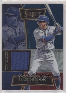 2022 Panini Select - Select Swatches - Tri-Color Prizm #SELS-BN - Brandon Nimmo /99
