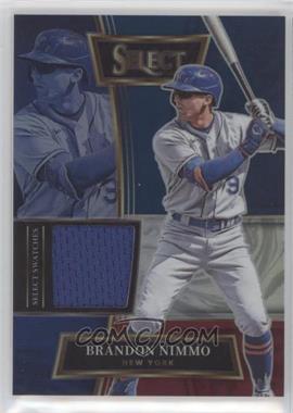 2022 Panini Select - Select Swatches - Tri-Color Prizm #SELS-BN - Brandon Nimmo /99