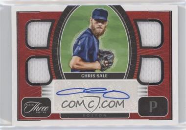 2022 Panini Three and Two - Quad Jersey Autographs #QJA-CS - Chris Sale /49