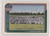 Checklist - USA Baseball Collegiate National Team #/60