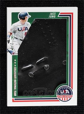 2022 Panini USA Baseball Stars & Stripes - Jumbo Relics - Fielding Glove #JUM-JJ - Jace Jung /3